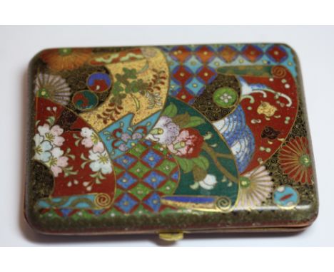 Cloisonne Enamel Cigarette Case