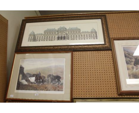 Belvedere Palace Vienna print and Coming Home print