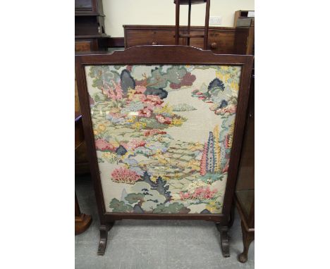 Tapestry Fire Screen