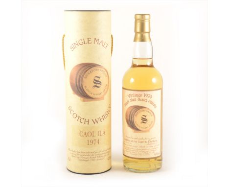 CAOL ILA - 17 year old, single malt Scotch whisky, distilled on 24th December 1974, bottled by Signatory Vintage in August 19