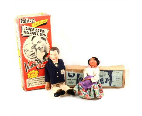 Peter Brough's Archie Andrews Ventriloquist doll by Palitoy, boxed, and a Pelham Puppet gypsy, boxed with paperwork. (Qty: 2)