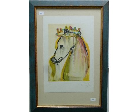 Salvador Dali (Spanish, 1904-1989), Caligula, limited edition lithograph, numbered 248 of 250, signed in pencil in the margin
