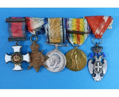 Colonel George Hamilton Gordon, C.M.G., D.S.O., a group of six medals, comprising Companion of the Most Distinguished Order o