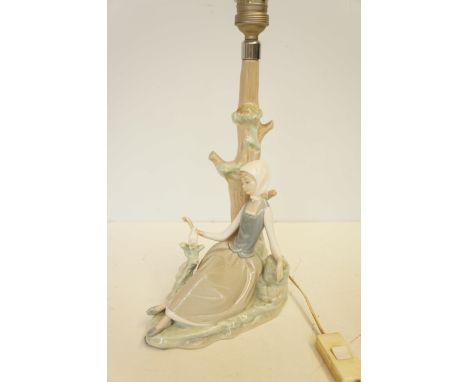 Lladro table lamp 