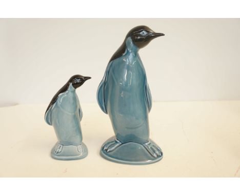 2 Poole pottery penguins Tallest 22 cm 
