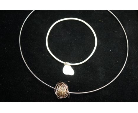 Handmade necklace &amp; bangle 