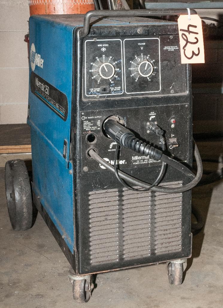 Miller Millermatic 250 Mig Welder, s/n KG152995, 200/230/460v, Output