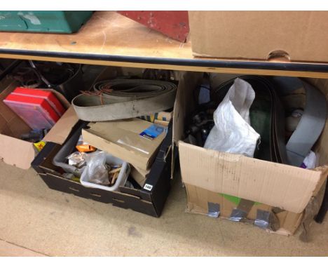 Quantity of steam engine parts, tools etc.