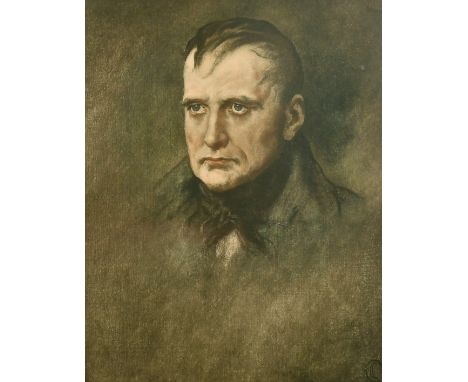 After James Sant, 'The Last Phase', a print of the last portrait of Napoleon, 14" x 11".