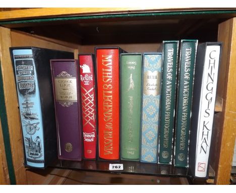 SHELF OF FOLIO BOOKS  9 OFF EST [£15- £30]  