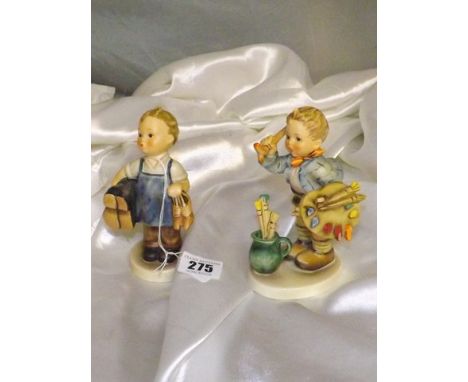TWO HUMMEL FIGURES THE ARTIST & ONE OTHER  EST [£15- £30]