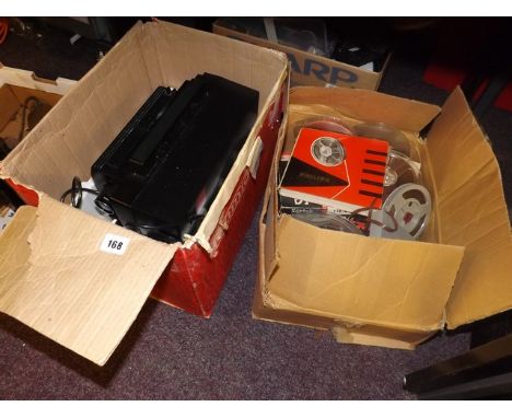 EUMIG PROJECTOR & BOX OF REELS EST [£10- £20]