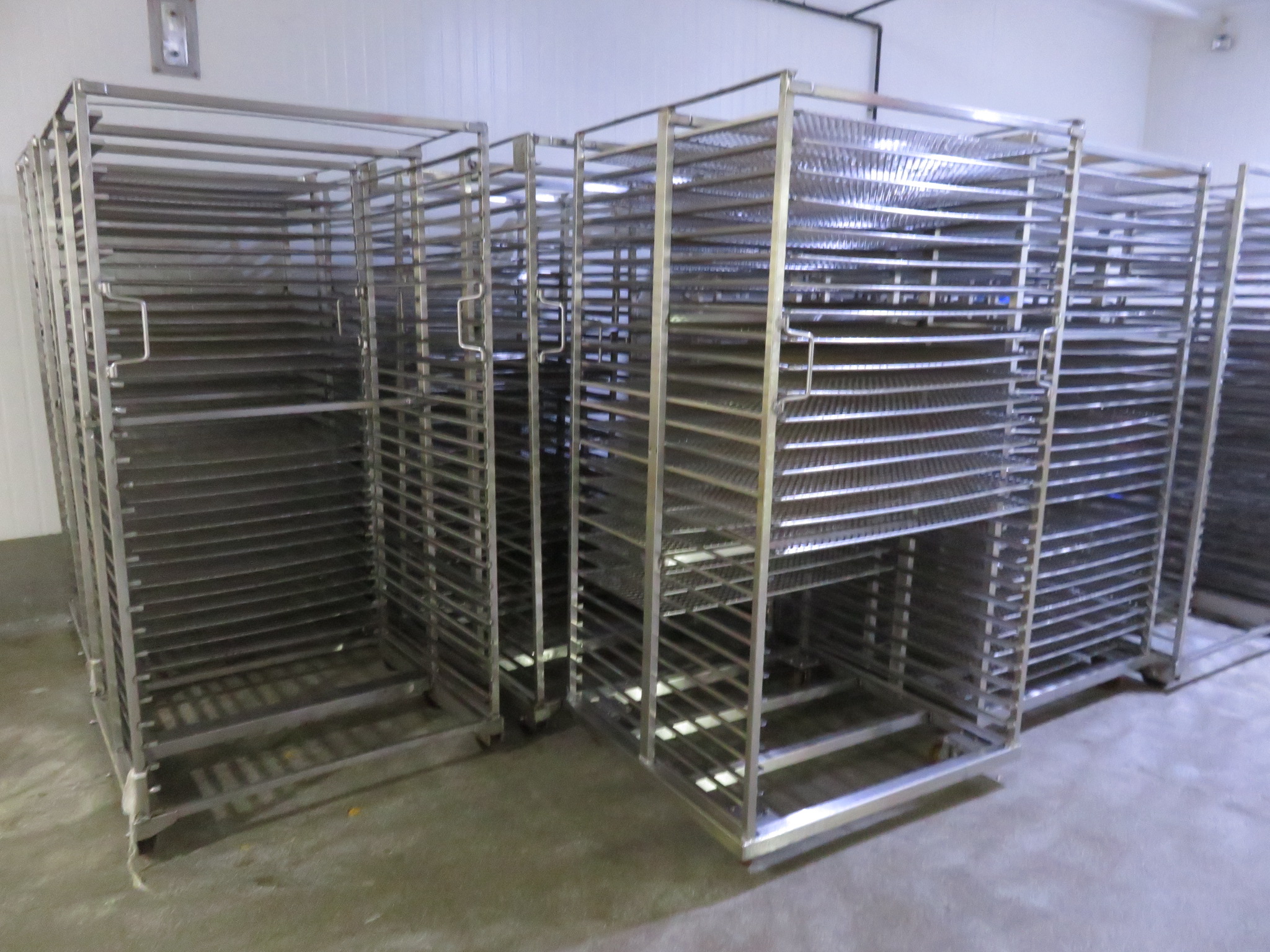 AFOS 130 stone Kilns. 3 x chambers 6 rack. Through door. (with 7 s/s