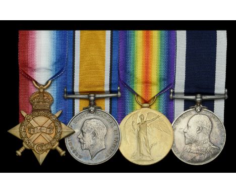 Four: Chief Engine Room Artificer First Class D. M. Smith, Royal Navy  1914-15 Star (268352, D. M. Smith, C.E.R.A. 1., R.N.);