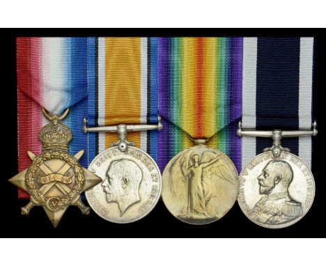 Four: Stoker Petty Officer A. Bennett, Royal Navy  1914-15 Star (K.7157, A. Bennett Sto. 1., R.N.); British War and Victory M