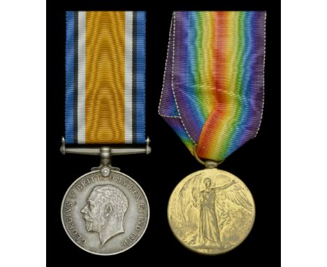 Pair: Captain J. D. Demme, Slavo British Legion  British War and Victory Medals (Capt. J. D. Demme.) good very fine, rare to 