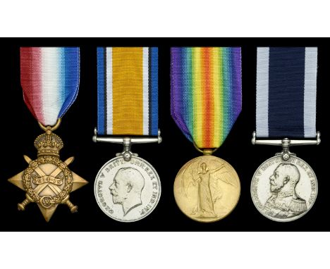 Four: Stoker Petty Officer W. R. Tubbs, Royal Navy  1914-15 Star (295385. W. R. Tubbs, S.P.O., R.N.); British War and Victory
