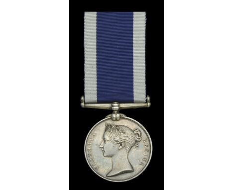 Royal Navy L.S. & G.C., V.R., narrow suspension, impressed naming (Willm. Radmore. Caulker H.M.S. Asia) light contact marks, 