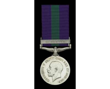 General Service 1918-62, 1 clasp, S. Persia (306022 Pte. H. Price. Hamps. R.) good very fine and very rare to regiment £300-£