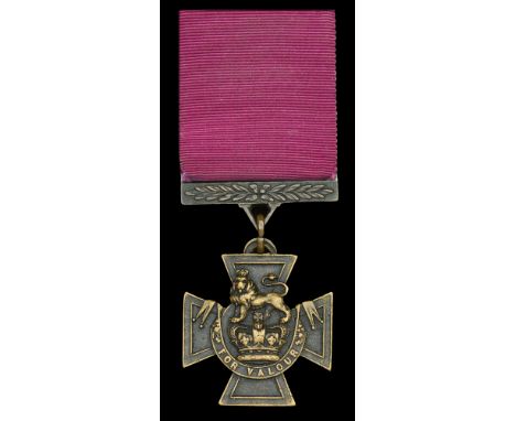 A Great War period copy Victoria Cross worn by Private D. R. Lauder, V.C., Royal Scots Fusiliers, contained in the recipient’