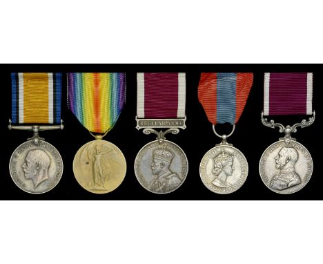Three: Sergeant F. J. Fryer, Royal Artillery, later Corps of Military Police British War and Victory Medals (930147 Sjt. F. J