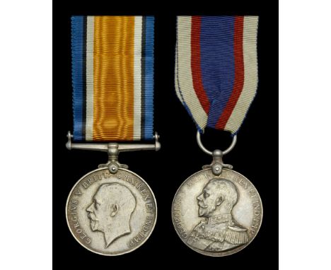 Pair: Able Seaman R. C. Coleman, Royal Navy and Royal Fleet Reserve, who was Commended for Bravery and Coolness in Mine Dispo