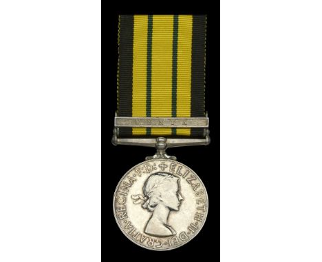 The Africa General Service Medal awarded to Fusilier J. Gallagher, Royal Inniskilling Fusiliers, late Devonshire Regiment, wh