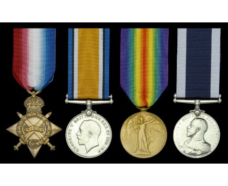 Four: Chief Engine Room Artificer Second Class S. L. Harnett, Royal Navy  1914-15 Star (271930, S. L. Harnett, E.R.A. 3., R.N