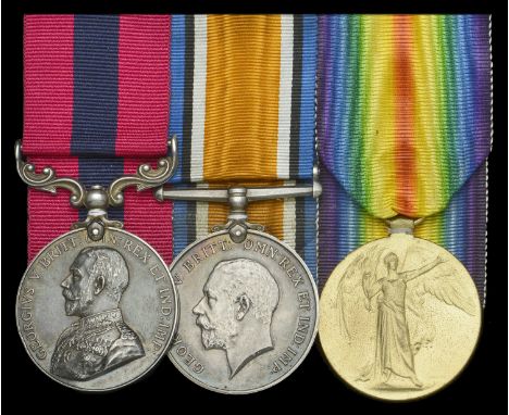 A Great War ‘Battle of Bourlon Wood 1917’ D.C.M. group of three awarded to Lance-Corporal Fred Morris, 17th (Glamorgan Bantam