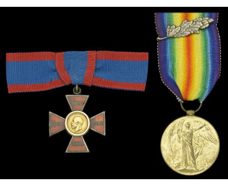 A Great War R.R.C. pair awarded to Sister-in-Charge Miss Effie R. Sloan, Territorial Force Nursing Service, who served as Sis