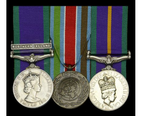 Three: Lance-Corporal I. White, Royal Anglian Regiment  General Service 1962-2007, 1 clasp, Northern Ireland (24723781 Pte I 