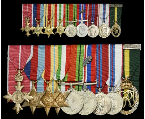 A post-War O.B.E. group of nine awarded to Colonel C. W. Hurley, Royal Artillery  The Most Excellent Order of the British Emp
