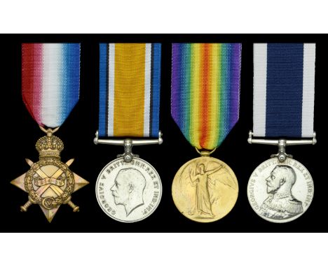 Four: Stoker First Class H. W. Jenkinson, Royal Navy  1914-15 Star (K.2763, H. W. Jenkinson, Sto.1., R.N.); British War and V