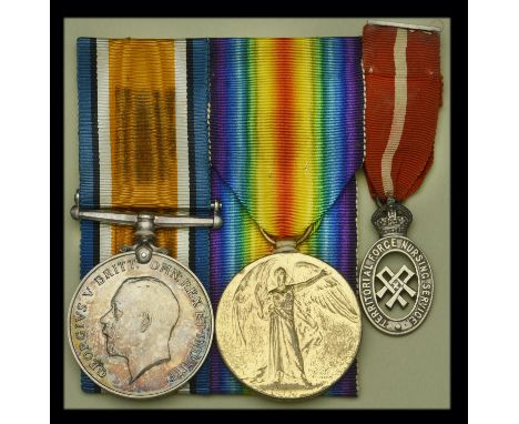 Pair: Staff Nurse Miss Elizabeth A. Peters, Territorial Force Nursing Service  British War and Victory Medals (S.Nurse E. A. 