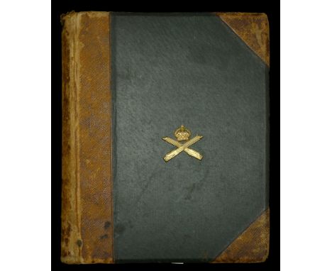 Scrap album compiled by the family of Private R. Young, Machine Gun Corps, who survived the sinking of the S.S. Transylvania 