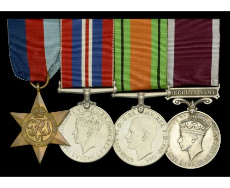 Four: Warrant Officer Class II A. M. Williams, Royal Signals, late Royal Engineers  1939-45 Star; Defence and War Medals 1939