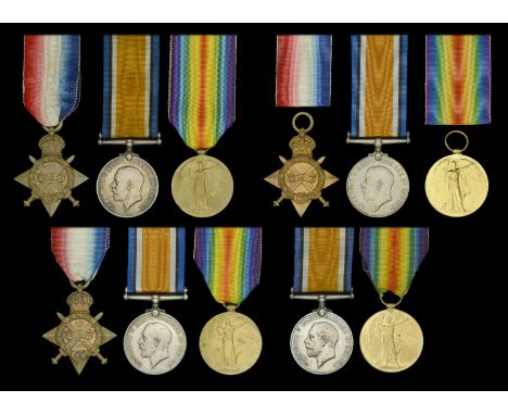 Three: Corporal E. G. Spittles, Oxfordshire and Buckinghamshire Light Infantry 1914-15 Star (2074 Pte. E. G. Spittles, Oxf. &