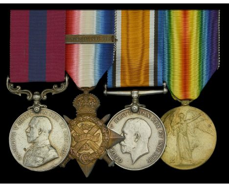 A Great War ‘Gheluvelt, September 1914’ D.C.M. group of four awarded to Lance-Corporal F. W. Doran, Scots Guards  Distinguish