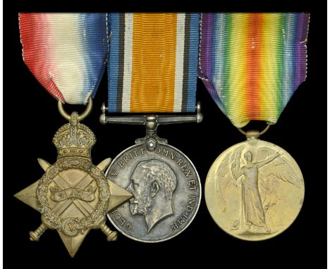 Three: Second Lieutenant J. W. Reynolds, West Yorkshire Regiment, late Sergeant, Canadian Army Dental Corps  1914-15 Star (21