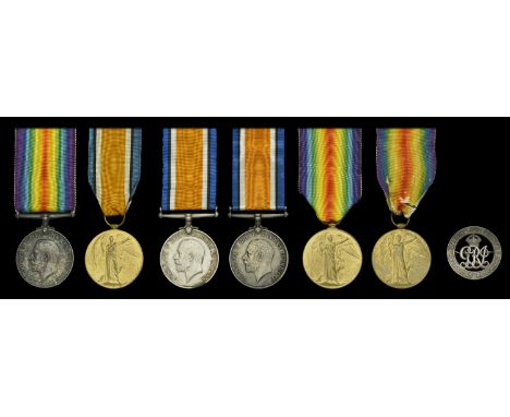 Pair: Gunner J. G. Ambrose, Canadian Garrison Artillery  British War and Victory Medals (2341377 Gnr. G. Ambrose. C.G.A.) gen