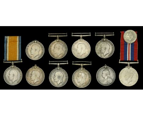 British War Medal 1914-20 (5) (K.38798 F. S. Chidley. Sto. 1 R.N.; 2. Lieut. F. R. Tripp.; 43597 Dvr. T. M. Wilkins. R.A.; M2