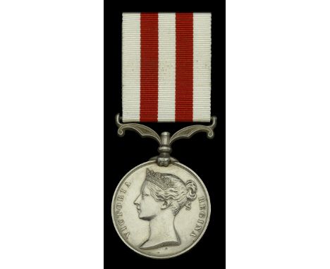Indian Mutiny 1857-59, no clasp (Lieut. R. Lampen, 87th. Foot.) a post-1873 later issue, edge bruise, otherwise nearly extrem
