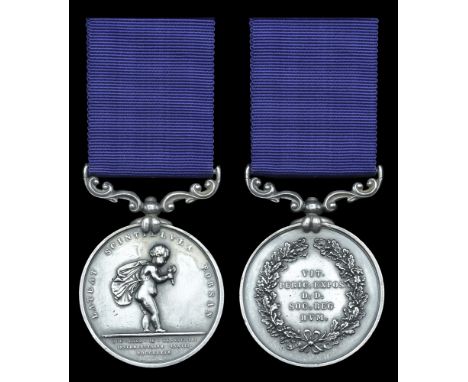 Royal Humane Society, small silver medal (unsuccessful) (Lieut. C. Home Cockran, R.N., H.M.S. “Valiant” 28 Jan. 1883) lacking