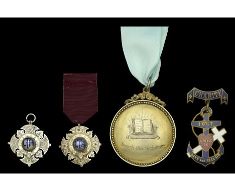 Independent Order of Good Templars and London Temperance Hospital Medals. Independent Order of Good Templars Anchor Medal, gi