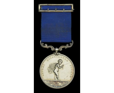 Royal Humane Society, small silver medal (successful) (Lieut. Charles Henry Bayly. R.N. H.M.S. “Encounter”. 26 Mar. 1880) wit