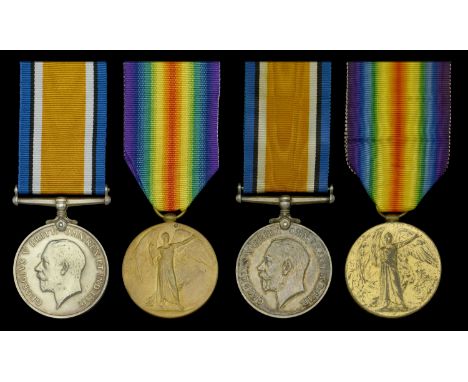 Pair: Sergeant G. S. Powell, Royal West Surrey Regiment, who was killed in action on the Western Front on 16 October 1916 Bri