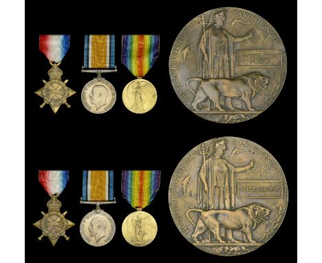 Family Group:  Three: Private E. J. Osborne, Suffolk Regiment, who was killed in action on the Western Front on 6 May 1915 19