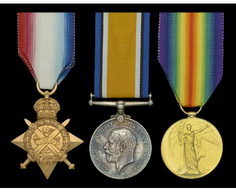 Three: Corporal W. J. Tribe, Canadian Army Medical Corps  1914 Star (34332 Pte W. J. Tribe. C.A.M.C.); British War and Victor