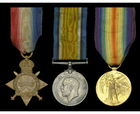 Three: Sergeant J. R. Vance, Manchester Regiment, who was killed in action in Gallipoli on 7 August 1915  1914-15 Star (343 S