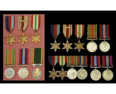 Six: Private F. R. Arkell, Army Catering Corps 1939-45 Star; Africa Star, 1 clasp, 1st Army; Italy Star; Defence and War Meda